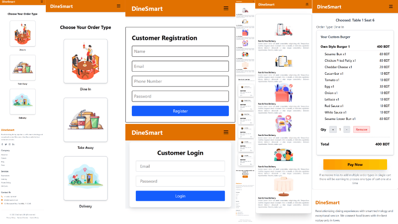 DineSmart - Restaurant Management App